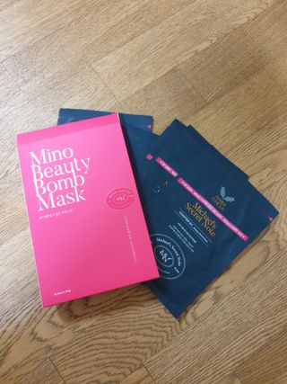 미카엘의 시크릿 노트 Chapter 1. 뷰티 밤 마스크 2box(1box,5매) — 4.5점을 준 리뷰어가 2022년 10월 올린 사용 사진
