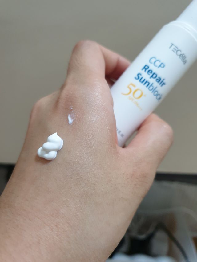 TECella CCP Repair Sunblock 리뷰 사진