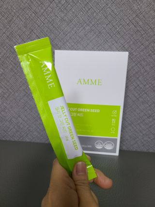 아므_이너뷰티 아므 젤리 컷 그린 씨드 10개입 — 4점을 준 리뷰어가 2021년 3월 올린 사용 사진