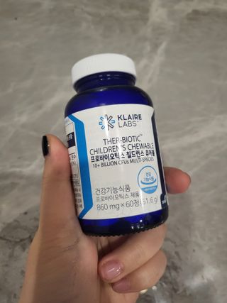 [Dr.PNT] 닥터피엔티 프로바이오틱스 칠드런스 츄어블 / 2개월분 — 4점을 준 리뷰어가 2023년 1월 올린 사용 사진