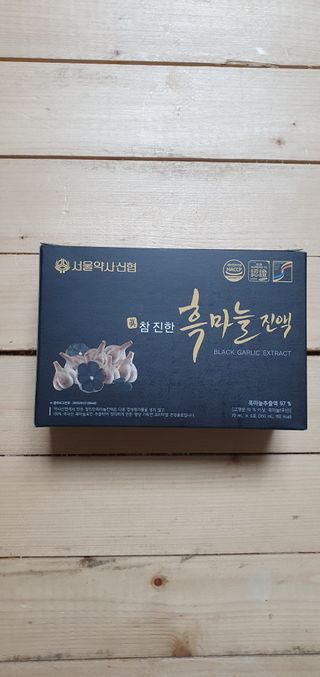 서울약사신협 약사신협_흑마늘진액_70mlx30포 — 5점을 준 리뷰어가 2021년 5월 올린 사용 사진