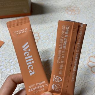 웰리카 다이어트 프로바이오틱스 — 5점을 준 리뷰어가 2021년 2월 올린 사용 사진