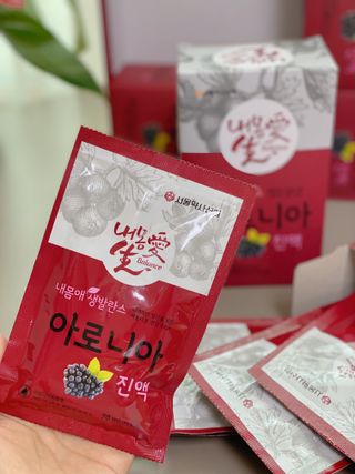 서울약사신협_내몸애생발란스아로니아_70ml x 30포 — 4점을 준 리뷰어가 2021년 6월 올린 사용 사진
