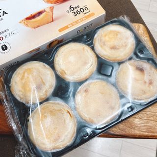 디앙뜨 포르투갈 에그타르트 오리지널 맛+패션후르츠 맛 중 택1 — 5점을 준 리뷰어가 2021년 8월 올린 사용 사진