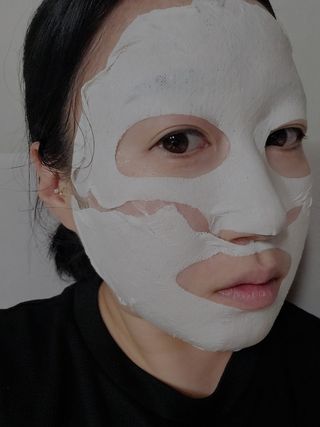아이디플라코스메틱 페이스핏 플라스터 마스크 _ 리뉴얼 — 1점을 준 리뷰어가 2021년 10월 올린 사용 사진
