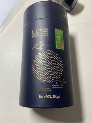 프리마인 자체 기업부설 연구소에서 찾아낸 건강한 수면의 비밀.  슬립토 플러스 30포 — 5점을 준 리뷰어가 2022년 5월 올린 사용 사진