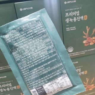 서울약사신협 약사신협_생녹용 진액_70ml x 30포 — 5점을 준 리뷰어가 2021년 7월 올린 사용 사진