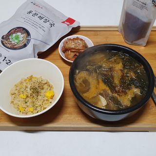 요리반상회 용문해장국 2팩 + 뚝배기 1개 — 5점을 준 리뷰어가 2021년 3월 올린 사용 사진