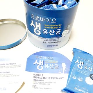 서울약사신협_프로바이오생유산균_2.5G x 100포 — 5점을 준 리뷰어가 2021년 1월 올린 사용 사진