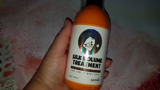 썸헤어 / SUMHAIR 썸헤어 실크 볼륨 샴푸+트리트먼트 프룻자스민티 — 3.5점을 준 리뷰어가 2021년 4월 올린 사용 사진