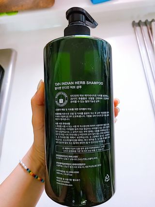 틸디앤 인디언허브샴푸 — 5점을 준 리뷰어가 2021년 7월 올린 사용 사진