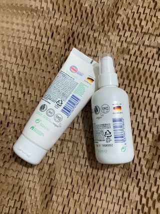 mom e 맘이 내추럴 베이비 케어 크림+바디오일 — 5점을 준 리뷰어가 2021년 1월 올린 사용 사진