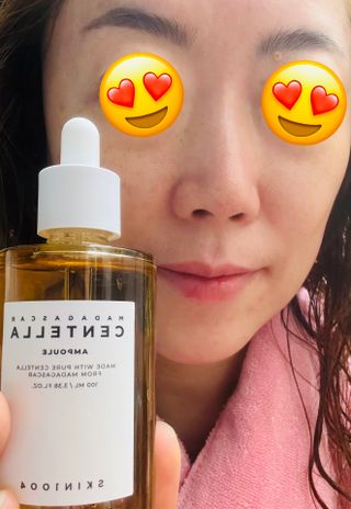 MF[스킨1004] 마다가스카르 센텔라 앰플 100ml — 4점을 준 리뷰어가 2024년 5월 올린 사용 사진