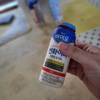 LIVE 매일바이오 썬화이버 드링킹 요거트 — 5점을 준 리뷰어가 2022년 8월 올린 사용 사진