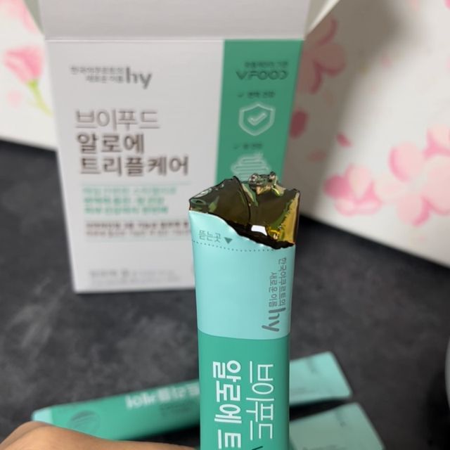 브이푸드 알로에 트리플케어 리뷰 사진