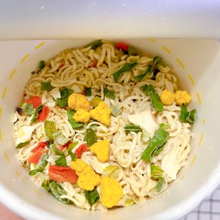 NISSIN 닛신 컵누들  4종 - 씨푸드오리지날, 씨푸드 스파이시, 씨푸드 커리, 씨푸드 XO소스 — 5점을 준 리뷰어가 2021년 11월 올린 사용 사진