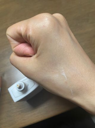 키노닉스 로지 톤업 선밀크 — 5점을 준 리뷰어가 2021년 7월 올린 사용 사진