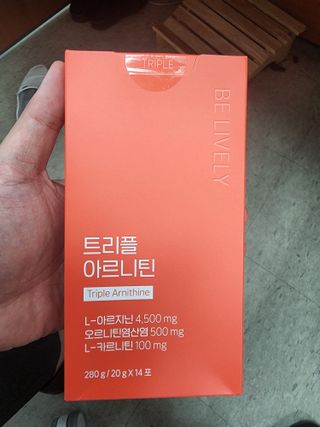 오늘도 트리플아르니틴 — 5점을 준 리뷰어가 2022년 8월 올린 사용 사진