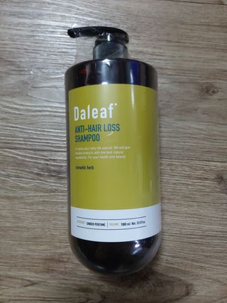 달리프 진저 베러 퍼퓸 탈모 완화 샴푸 1000ml 향 3종 — 5점을 준 리뷰어가 2021년 1월 올린 사용 사진