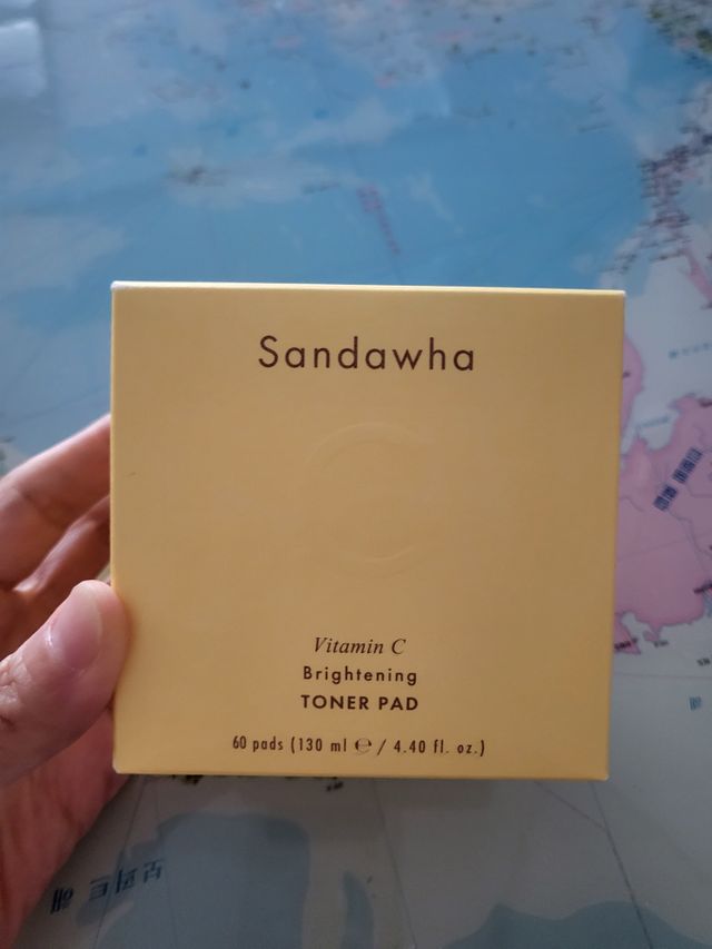 산다화 비타민씨 화이트닝 토너 패드 리뷰 사진