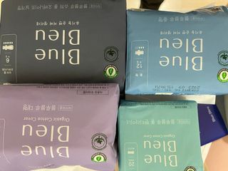 블루블루 유기농 순면 커버 생리대 — 5점을 준 리뷰어가 2021년 1월 올린 사용 사진