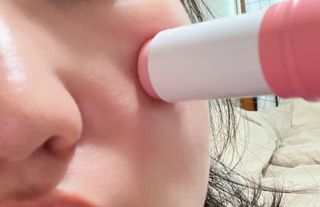 스킨큐어 산다화 카멜리아 안티 링클 멀티밤 — 5점을 준 리뷰어가 2022년 11월 올린 사용 사진