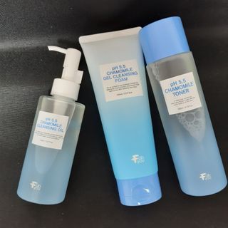 페브유 / FABYOU 페브유 pH5.5 캐모마일 젤 클렌징 폼 + 클렌징 오일 + 토너 3종 세트 — 5점을 준 리뷰어가 2021년 7월 올린 사용 사진