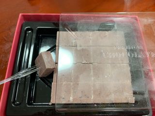 카카오 본연의 색을 간직하고있는 루비초콜릿과 블루베리의 만남, 카카올라 루비베리요거트생초콜릿 — 5점을 준 리뷰어가 2021년 10월 올린 사용 사진