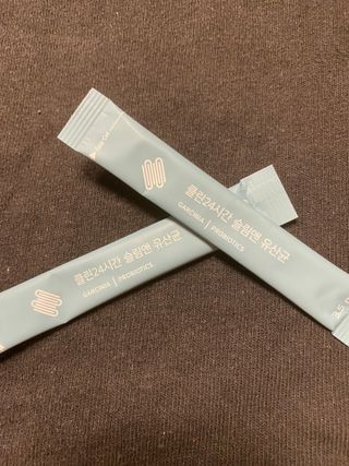 클린24시간 슬림앤유산균 1박스 (3.5g X 15포) — 5점을 준 리뷰어가 2022년 8월 올린 사용 사진