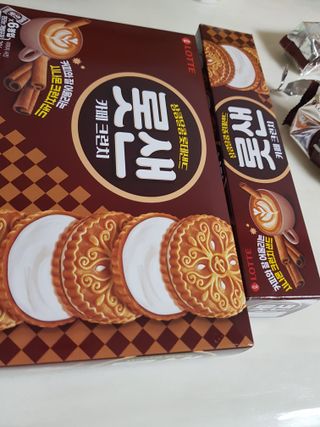 롯데제과 롯샌 카페크런치 — 5점을 준 리뷰어가 2021년 10월 올린 사용 사진
