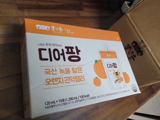 [몸엔용] 우리 아이 건강간식, 달콤한 녹용곤약젤리 디어팡 4종 — 4점을 준 리뷰어가 2021년 8월 올린 사용 사진