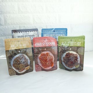 하나마이 [마마쿡] 전 청와대 천상현 셰프의 밑반찬  5종세트(소고기 장조림+연근조림+진미채+간장김자반+새우김자반) — 5점을 준 리뷰어가 2023년 4월 올린 사용 사진