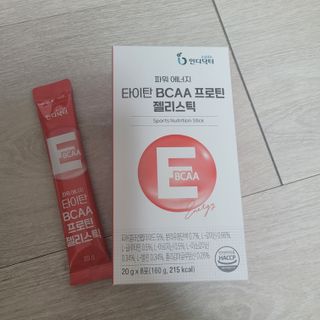 [인디닥터] 타이탄 BCAA 프로틴 젤리스틱 — 5점을 준 리뷰어가 2022년 4월 올린 사용 사진