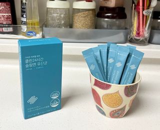 클린24시간 슬림앤유산균 1박스 (3.5g X 15포) — 4.5점을 준 리뷰어가 2022년 11월 올린 사용 사진
