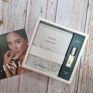 리브얼 | LIVALL 바이오셀룰로오스 마스크 레스트 앤 글로우 33ml  x 3개입 — 5점을 준 리뷰어가 2022년 6월 올린 사용 사진