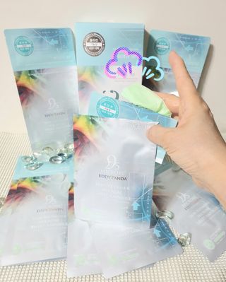 애디팬더 바이오시트앰플 기능성 마스크팩 — 5점을 준 리뷰어가 2021년 5월 올린 사용 사진