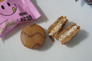 롯데제과 쁘띠몽쉘 마롱몽블랑 — 5점을 준 리뷰어가 2021년 10월 올린 사용 사진