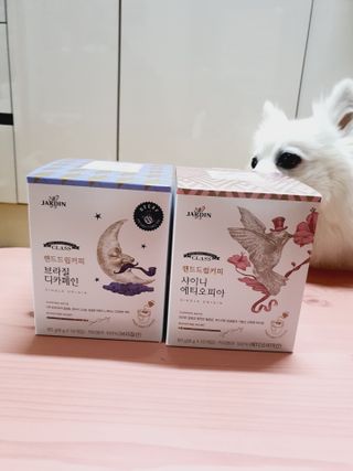 (주)쟈뎅 쟈뎅 클래스 핸드 드립 커피 10P 2종_디카페인 1종+랜덤 플레이버 1종 — 5점을 준 리뷰어가 2021년 4월 올린 사용 사진