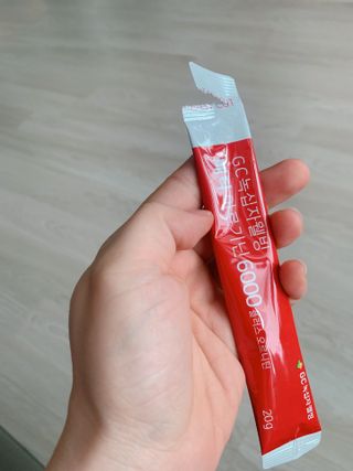 메타아르기닌 GC녹십자웰빙 메타 아르기닌 6000 플러스 오르니틴 — 4점을 준 리뷰어가 2022년 9월 올린 사용 사진