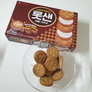 롯데제과 롯샌 카페크런치 — 5점을 준 리뷰어가 2021년 10월 올린 사용 사진