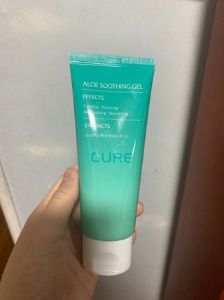 김정문알로에 큐어 큐어 맥시 알로에베라 겔 크림 — 5점을 준 리뷰어가 2021년 2월 올린 사용 사진