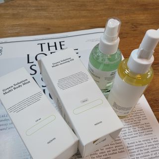 [녹산] 그린 솔루션 멀티 클렌징 오일 + 그린 솔루션 멀티 바디 미스트 — 5점을 준 리뷰어가 2022년 11월 올린 사용 사진