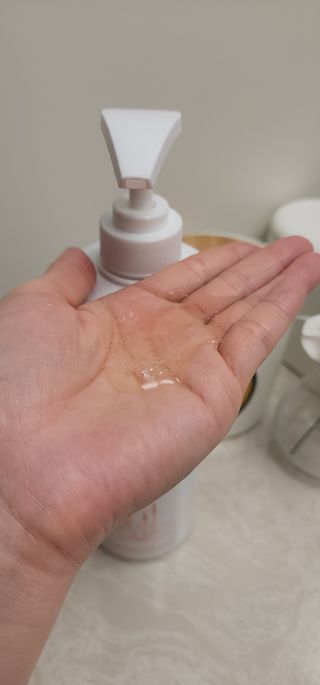 프리[닥터문] 유산균 락토케어 질경초 여성청결제 1000ml (젤타입) — 5점을 준 리뷰어가 2022년 7월 올린 사용 사진
