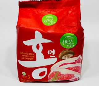 [풀무원] 자연은맛있다 정면, 백면, 홍면  세트 — 5점을 준 리뷰어가 2021년 4월 올린 사용 사진