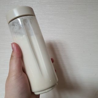 프로티원 단백질쉐이크 곡물맛 2주분 1통+보틀 — 5점을 준 리뷰어가 2021년 3월 올린 사용 사진