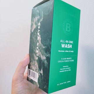 블랙페블 남성청결제 올인원 바디워시 클린 웨이브 — 5점을 준 리뷰어가 2021년 5월 올린 사용 사진