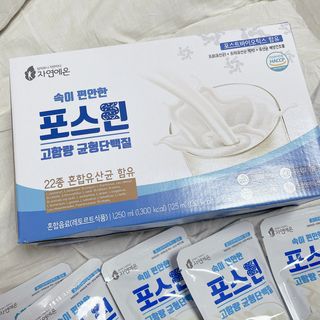 자연에온 마시는 프로틴 고함량 균형단백질 음료 포스틴 125ml 10개입 1BOX — 5점을 준 리뷰어가 2021년 3월 올린 사용 사진