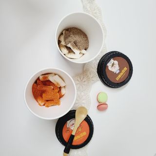 유비쿡 컵떡볶이 매운컵떡볶이2개/ 짜장컵떡볶이 2개  총 4개세트 — 4.5점을 준 리뷰어가 2021년 2월 올린 사용 사진