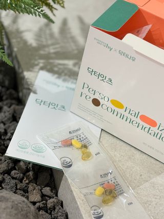 [닥터잇츠] 개인맞춤형 건강기능식품_2종 중 택 1 — 5점을 준 리뷰어가 2024년 1월 올린 사용 사진
