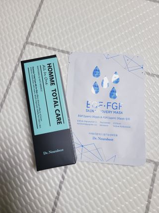 Dr.느루벗 느루벗 옴므 토탈 케어 올인원 118ml 남자 남성 스킨 로션 에센스 크림 화장품 — 4점을 준 리뷰어가 2021년 4월 올린 사용 사진